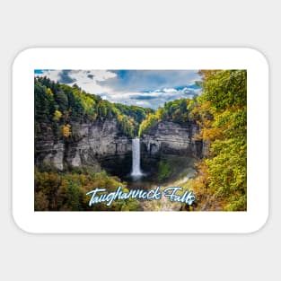 Taughannock Falls Tompkins County New York Sticker